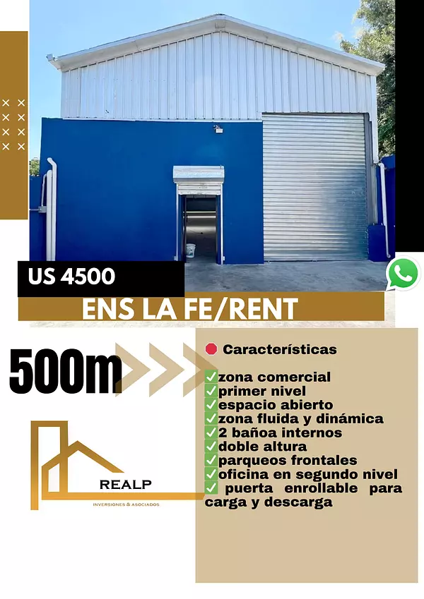 oficinas y locales comerciales - Alquiler nave comercial en ensanche la Fe  1