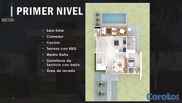 casas vacacionales y villas - PROYECTO DE VILLAS EL NARANJO  7