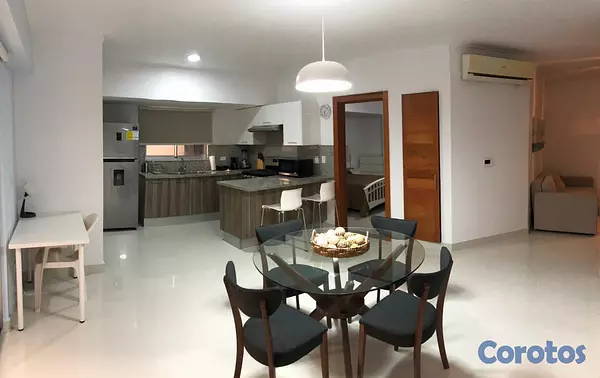 apartamentos - BELLA VISTA SUR 107 MTS ACEPTAN MASCOSTA AMUEBLADO Y AMPLIO APARTAMENTO TORRE  5