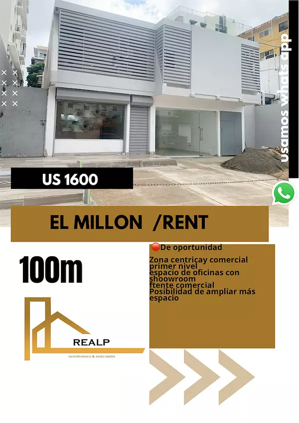 oficinas y locales comerciales - Local en el millon  1