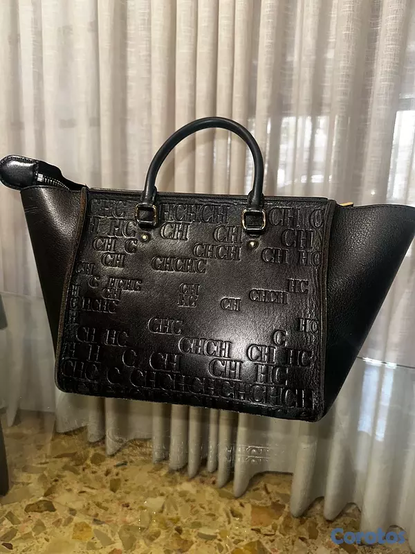 carteras y maletas - Cartera Carolina Herrera original, única dueña en súper excelentes condiciones  2
