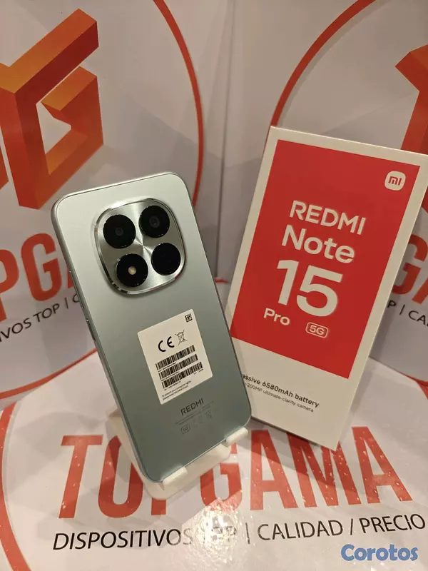 celulares y tabletas - REDMI NOTE 15 PRO 5G, 8GB RAM 256GB ROM 2