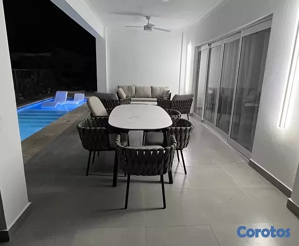 casas vacacionales y villas - Lujosa Villa en Venta & Renta Vista Cana 8