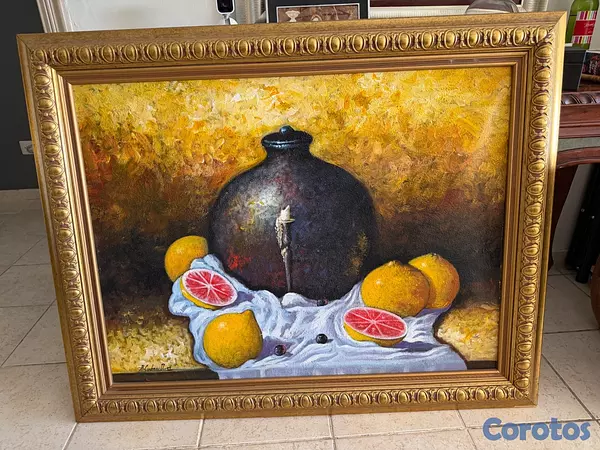 arte y antigüedades - Cena con Velas (Mixta sobre Lienzo) DM 829-537-328 3
