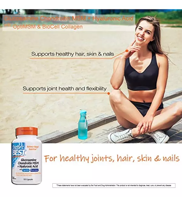 Salud y Equipamiento Médico - Doctors Best Glucosamine Chondroitin Msm Hyaluronic Acid Con 2