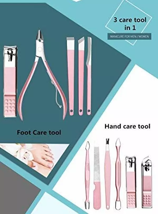 Salud y Equipamiento Médico - Kit De Pedicura Para Mujeres De 18 Piezas 6