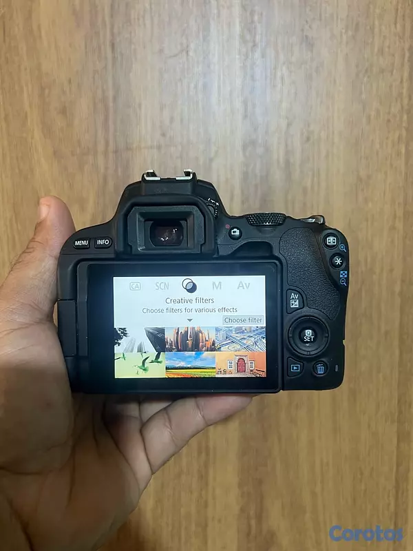 camaras y audio - Canon SL2 Pantalla Touch Bluetooth y WiFi  6