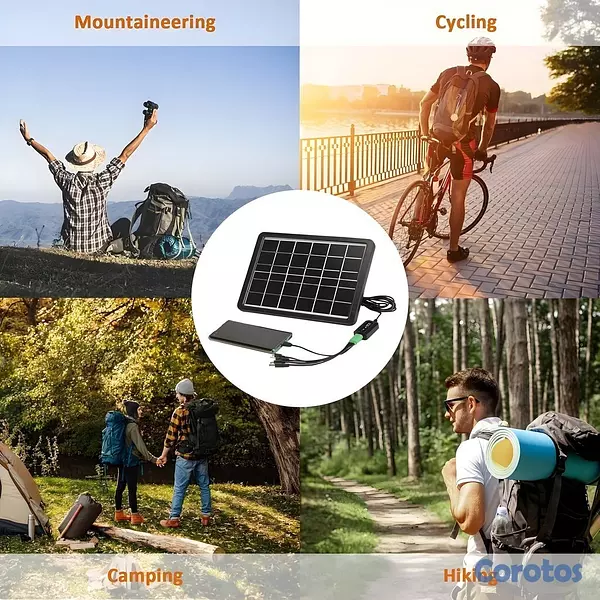plantas e inversores - Panel Solar Portátil USB – Carga Celulares - Table 7