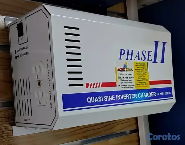 plantas e inversores - Inversor phase ll 1.2KW