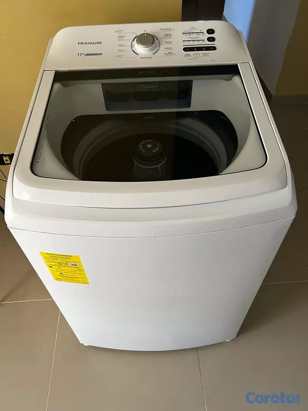 electrodomesticos - LAVADORA FRIGIDAIRE de Carga Superior con Agitador - 17Kg Blanca/ NEGOCIABLE 4