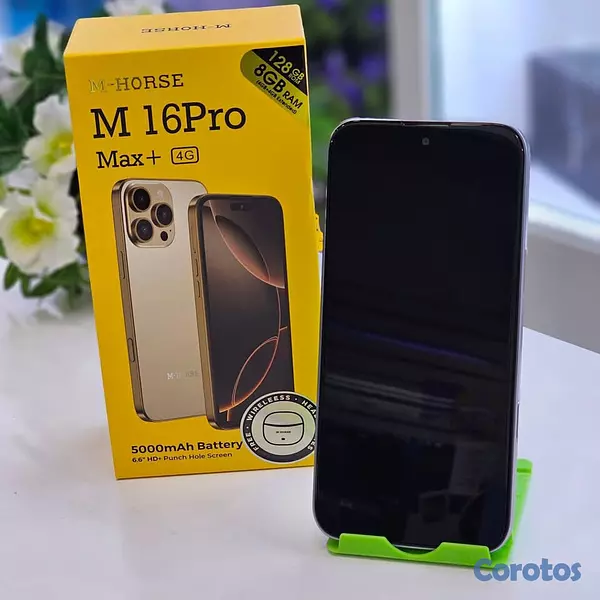 celulares y tabletas -  M-HORSE M16 PRO MAX DE 128GB 8GBRAM CON AUDIFONOS