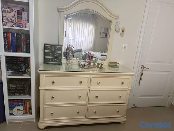 muebles y colchones - Juego de habitación completo en roble  6