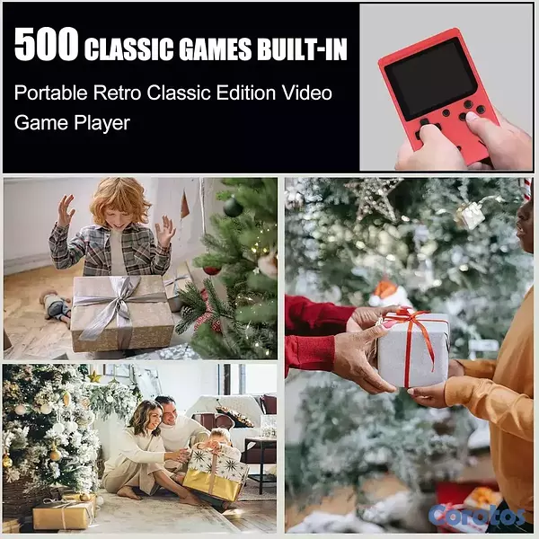 consolas y videojuegos - Consola Retro Game Boy SD-400N1 Con 400 Juegos Clásicos + Control 2