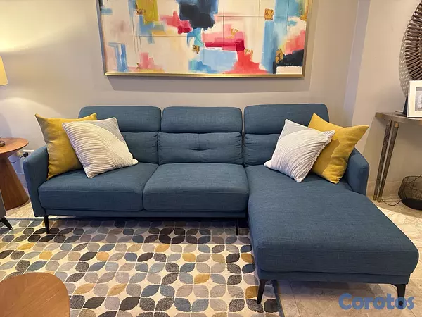 muebles y colchones - Mueble en L en Venta- Azul 2