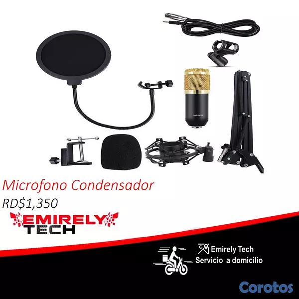 equipos profesionales - Micrófono Condensador Profesional de estudio 2