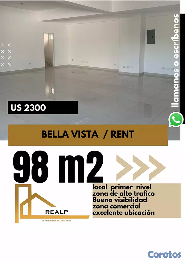 oficinas y locales comerciales - Alquiler local comercial en primer nivel  1