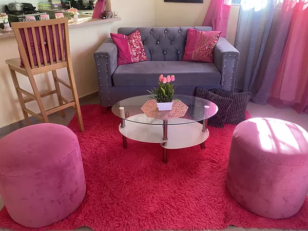 muebles y colchones - vendo muebles, 2 ottoman y mesita  4