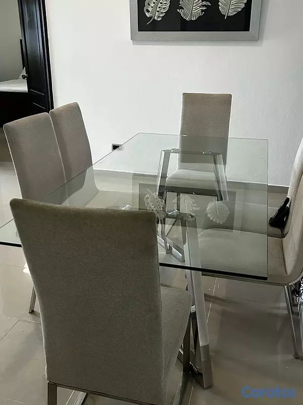 muebles y colchones - Comedor 6 sillas  2