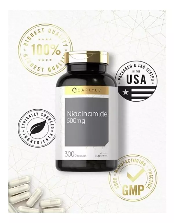 Salud y Equipamiento Médico - Niacinamida | 500 Mg | 300 Uds 4