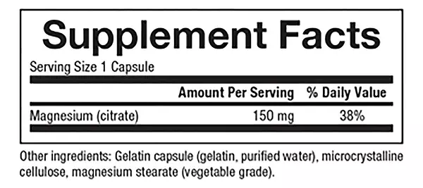 Salud y Equipamiento Médico - Citrato De Magnesio 90cap Nature 2
