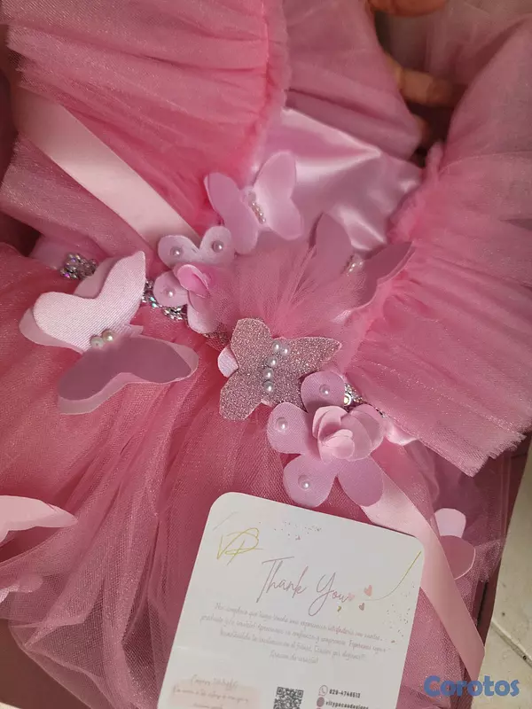 ropa y zapatos - vestido personalizado niña  5
