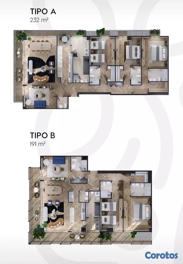 apartamentos - Apartamentos en Piantini de 2 y 3 habitaciones  5