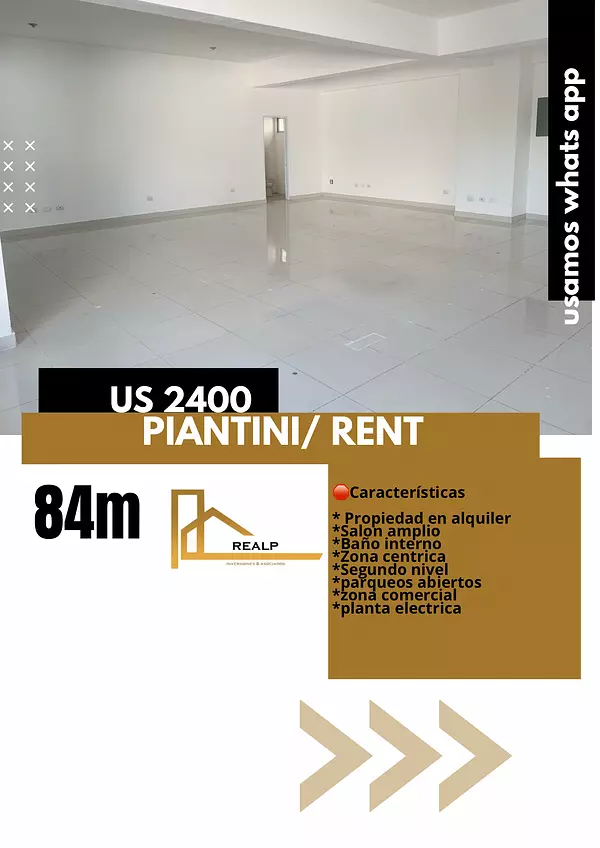 oficinas y locales comerciales - Local céntrico en Piantini 1