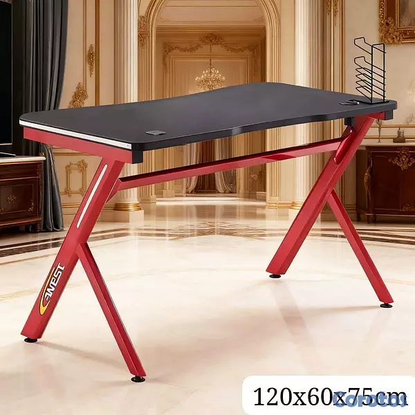 muebles y colchones - Escritorio Gaming con librero  3