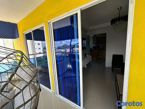 apartamentos - Venta de Apartamento 4ta con terraza privada en la autopista de san Isidro  6