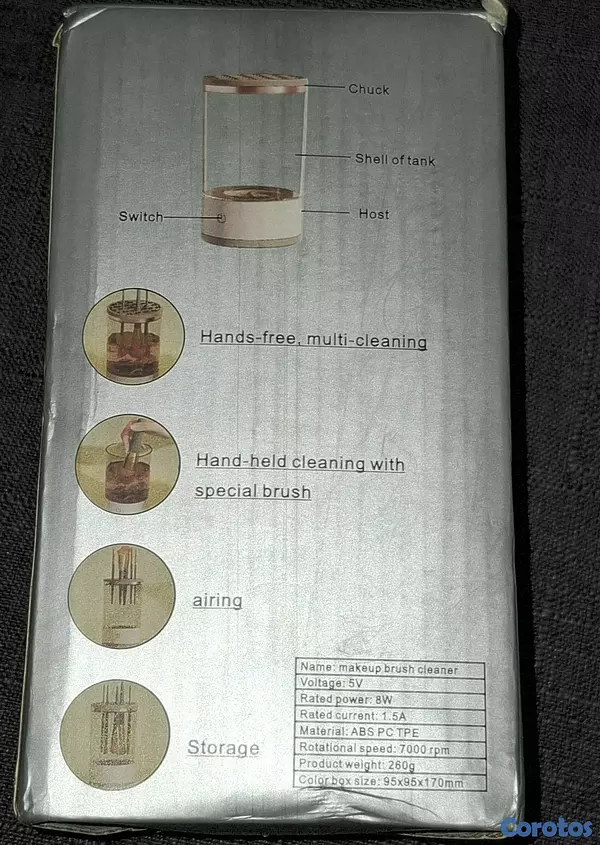 salud y belleza - Limpiador de brochas de maquillaje 3
