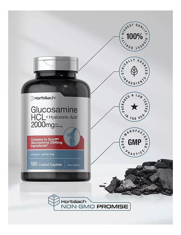 Salud y Equipamiento Médico - Glucosamina Hcl | 2000mg | 180u 5