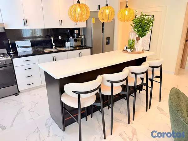 casas vacacionales y villas - casa dentro de residencial privado con piscina en boca chica  3