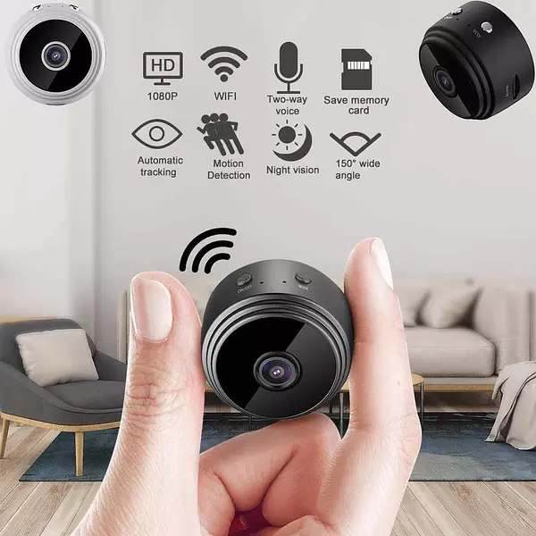 camaras y audio - A9 Wifi Mini Cámara IP Visión Nocturna Micro graba voz hd inalambrica pequeña 2