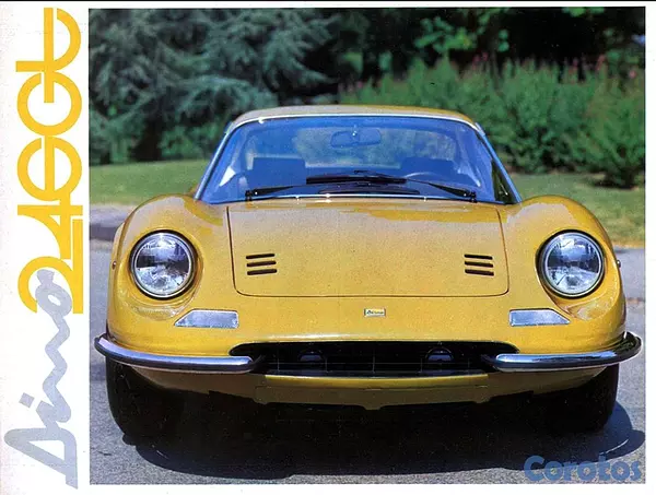 libros y revistas - Folleto Ferrari Dino 246 GT Amarillo Clásico - Arc 2