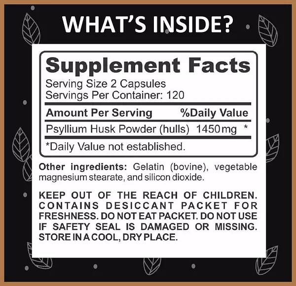 Salud y Equipamiento Médico - Psyllium 240 Cap Youfit Nutrition 2