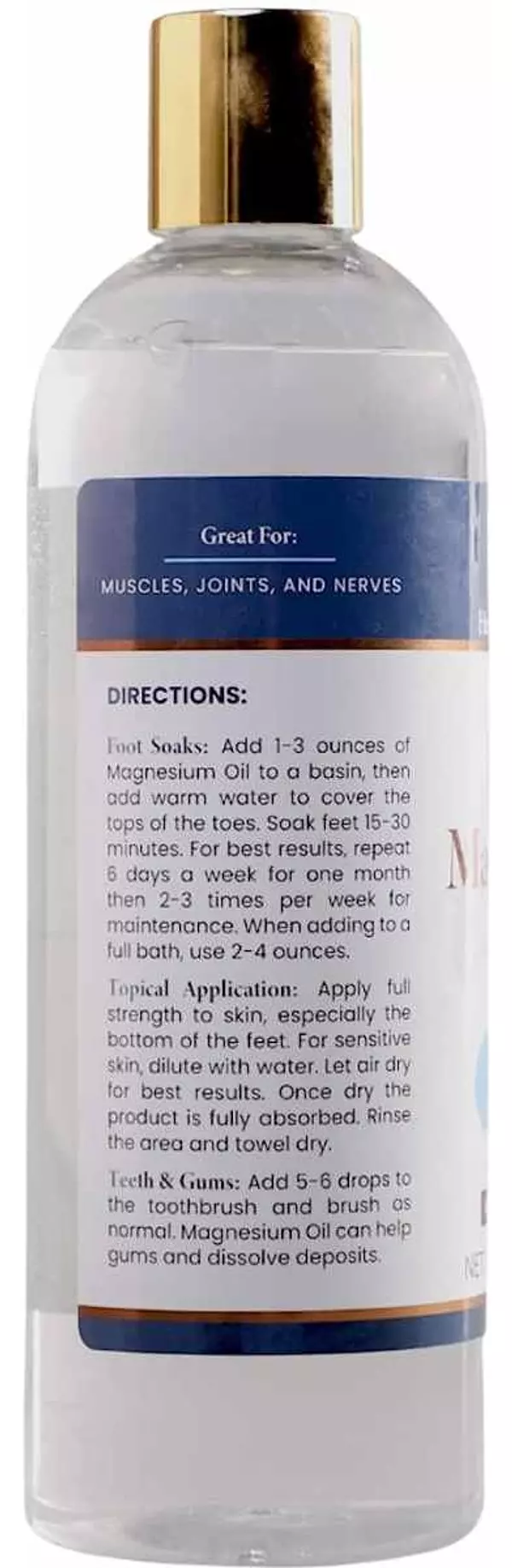 Salud y Equipamiento Médico - Aceite Topico Magnesio 473 Ml - Ml A $7 - Ml A $765 2