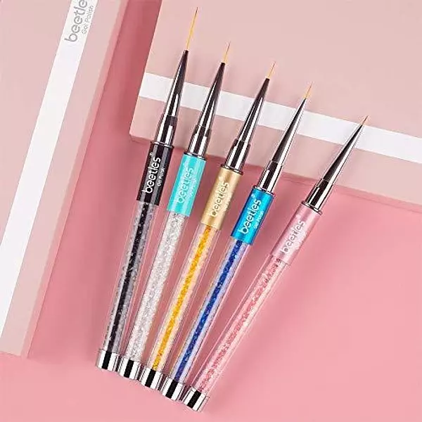 Salud y Equipamiento Médico - Juego De 5 Pinceles Para Decoracion De Uñas 2