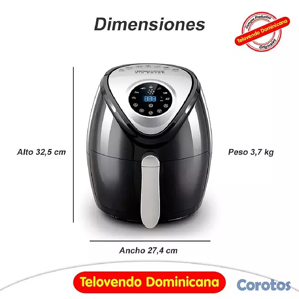 cocina - Horno y freidora de aire Breivon Air Fryer 2