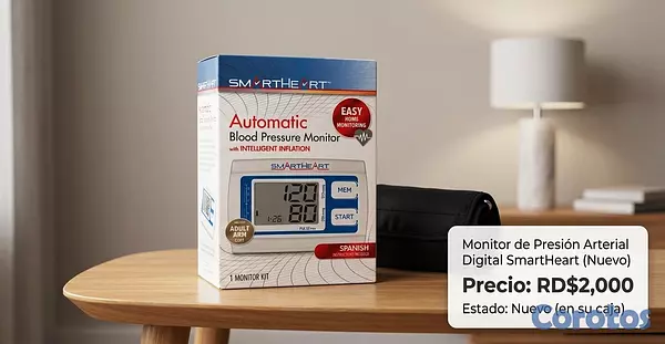 Salud y Equipamiento Médico - Monitor de Presión Arterial Digital SmartHeart (Nu 1