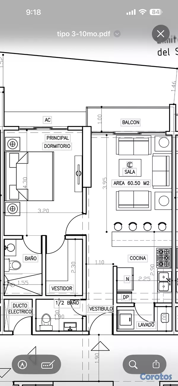 apartamentos - Alquilo Apartamento 1h 1.5b 1p El Vergel Santo Dom 17