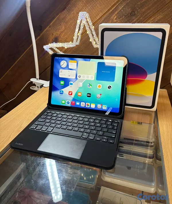 celulares y tabletas - ipad 11 th A16 gen azul 128 GB WIFI Con teclado BE 2