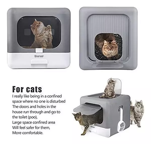 Salud y Equipamiento Médico - Caja De Arena Para Gatos Barmi Caja De Arena 2