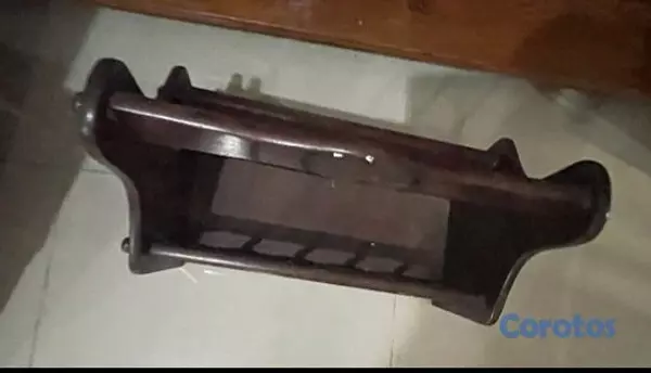 decoración y accesorios - Revistero Vintage en caoba 1