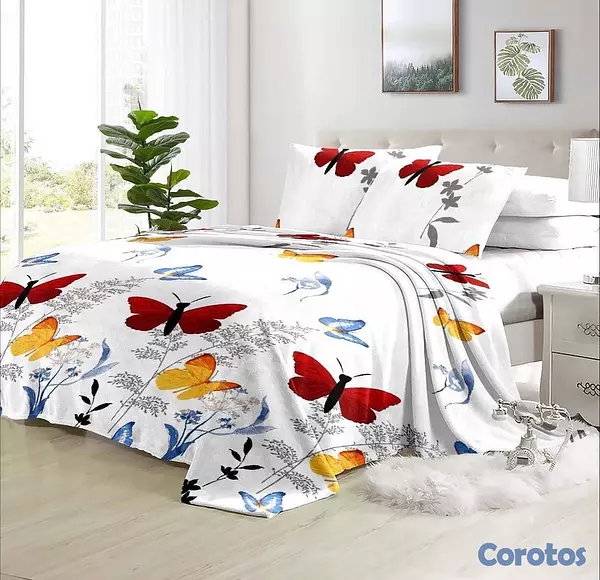 muebles y colchones - juego de frisas suave 3 piezas para cama de 60  6