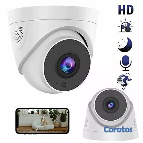camaras y audio - Camara de Seguridad Domo Wifi 1080P, Vision Noctur 3