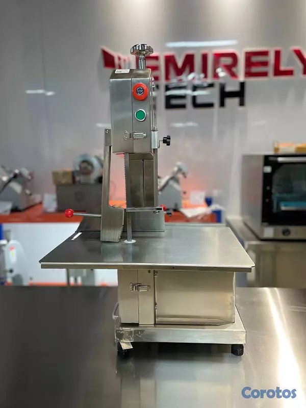equipos profesionales - Sierra sin fin de mesa de acero inoxidable cortado 4