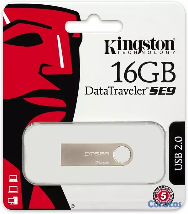 otros electronicos - Memoria USB Kingston 16GB Rápida y Confiable