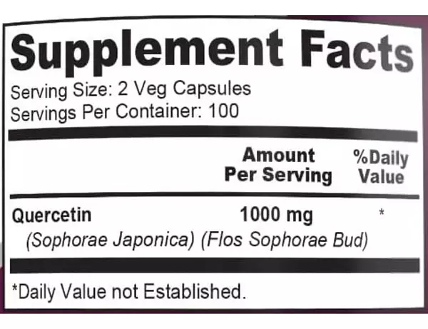 Salud y Equipamiento Médico - Quercetina Nusapure 200 caps 2
