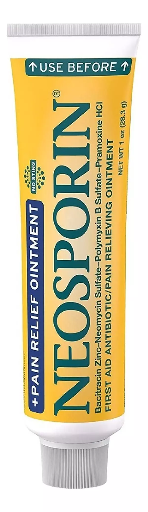 Salud y Equipamiento Médico - Crema Unguento Neosporin + Pain Relief  1 Oz 3