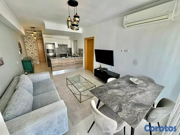 apartamentos - Alquilo Apartamento Amueblado en Piantini wi 4